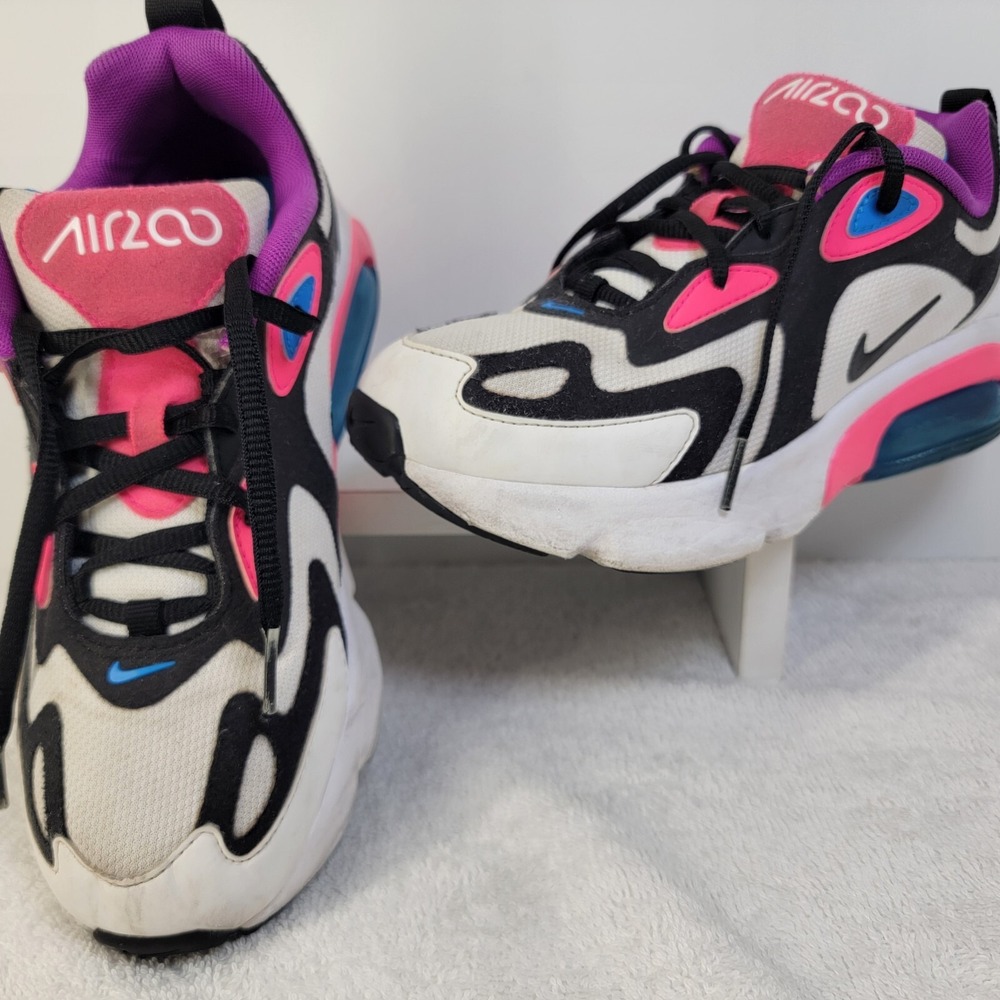 Nike Air Max 200 White Hyper Pink Black AT5630-100 - Youth SIZE 4Y